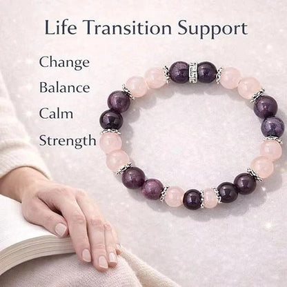 Sereniva Bracelet, Natural Menopause Relief, Healing Natural Stone Jewelry