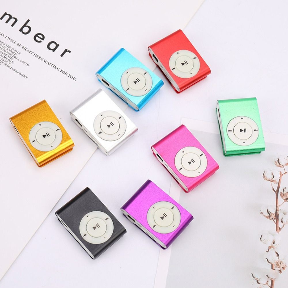 Mini MP3 Player Stylish Design Clip Support Walkman Music Media MP3  TF Card
