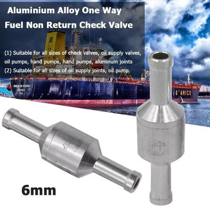 2PC 6/8/10/12mm One Way Non Return Check Valve Air Fuel Petrol Diesel Oil Vacuum