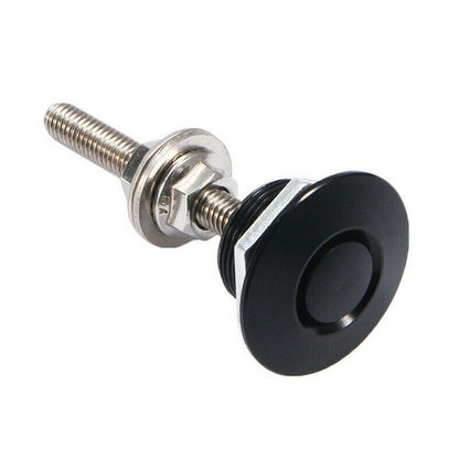 2X Push Button Quick Release Hood Bonnet Pin Lock Clip 22MM Car Bumper Latch Kit