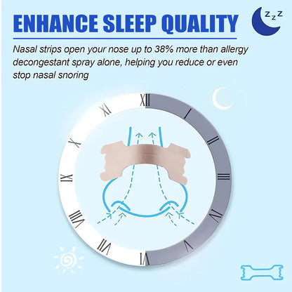 200 Pack Nasal Strips Help Breathe Better Stop Snoring Sleep Right Snore Less AU