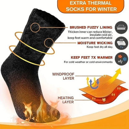 5 Pairs 6-11 AUSTRALIAN MERINO WOOL THERMAL HEAVY DUTY EXTRA THICK WORK SOCKS