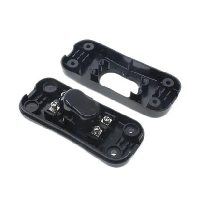 INLINE ON / OFF BLACK ROCKER SWITCH LAMP SPOT LIGHT INLINE CARAVAN