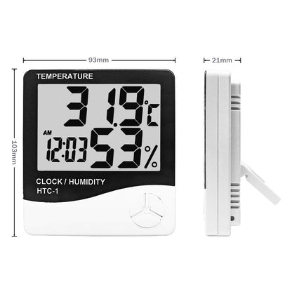 LCD Digital Temperature Humidity Meter Indoor Outdoor Thermometer Hygrometer