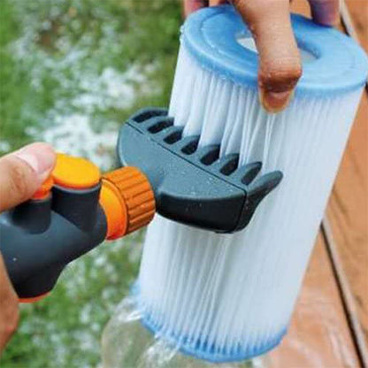Cleaning Tool Water Wand Tub Spa Filter Swimming Pool Cartridge Cleaner Brush