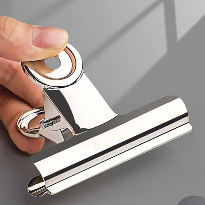 Stainless Steel Bulldog Clips Metal Office Paper Clip Binder Grip Clamp 31-75mm