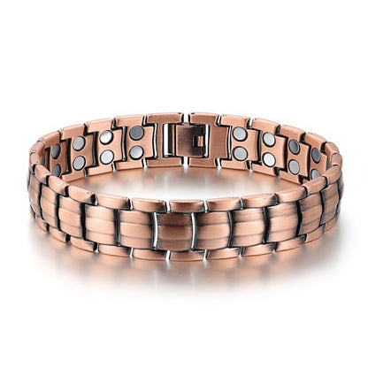 Pure Copper Neodymium Magnetic Therapy Bracelet Double Strong Men Women Healing