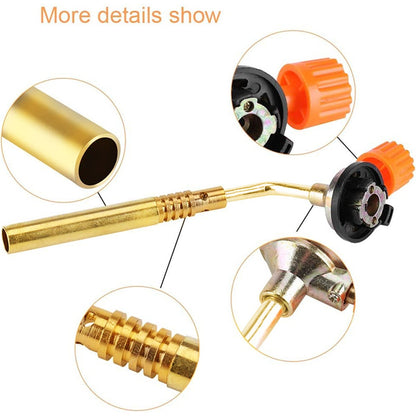 Butane Gas Torch Blow Lighter Flame Gun Burner Torch BBQ Welding Kitchen Baking