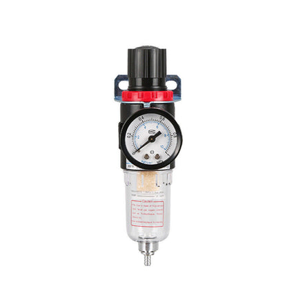 1/4'' Air Compressor Filter Water Separator Trap Tools Kit With Regulator AU