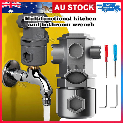 16 in 1 Multifunctional Wrench Tool for Taps Bathroom Kitchen Faucet Wrench Tool