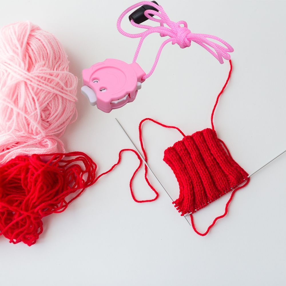 Crochet Crochet Knit Yarn Stitch Knitting Row Counter Plastic Needle