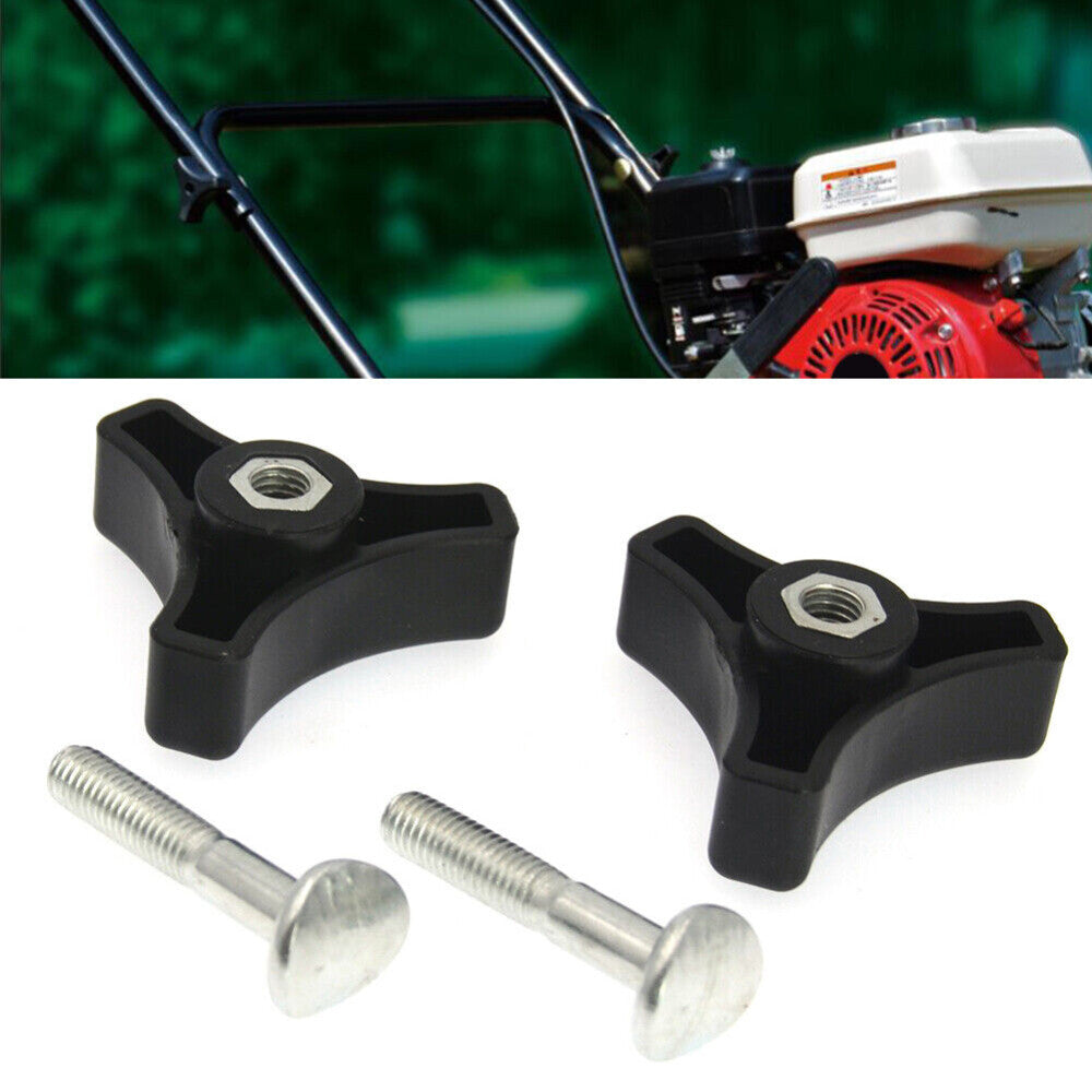 2/4PCS Triangle Handle Knob Nut Screw Bolt Compatible with Honda Lawn Mower Parts Replace