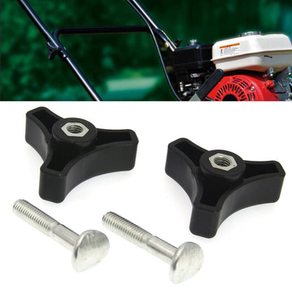 2/4PCS Triangle Handle Knob Nut Screw Bolt Compatible with Honda Lawn Mower Parts Replace