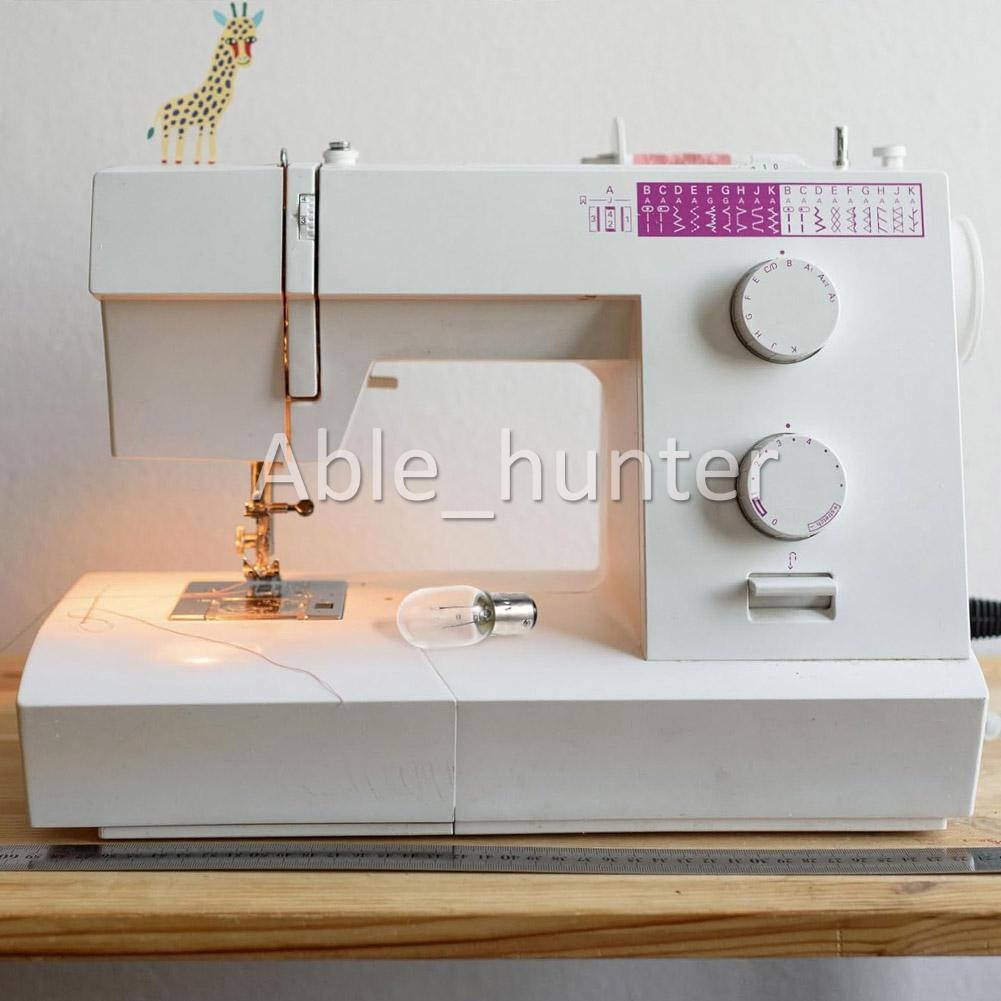 3x 15w Sewing Machine Bulb (Bayonet) - For Janome, Elna, Brother, Singer, Globe