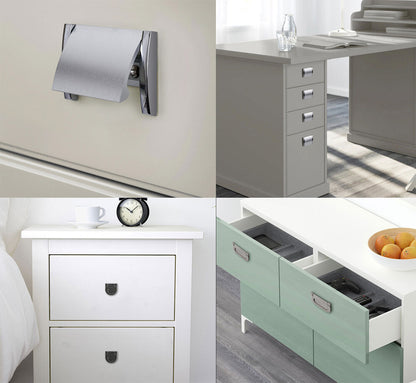 Fashion Sliding Door Flush Concealed Pull Handles Drawer Shoebox Cabinet Knobs