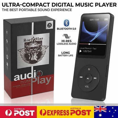 MP3 Player with Bluetooth 5.0 Portable Digital Lossless Music MP3 MP4 Player
