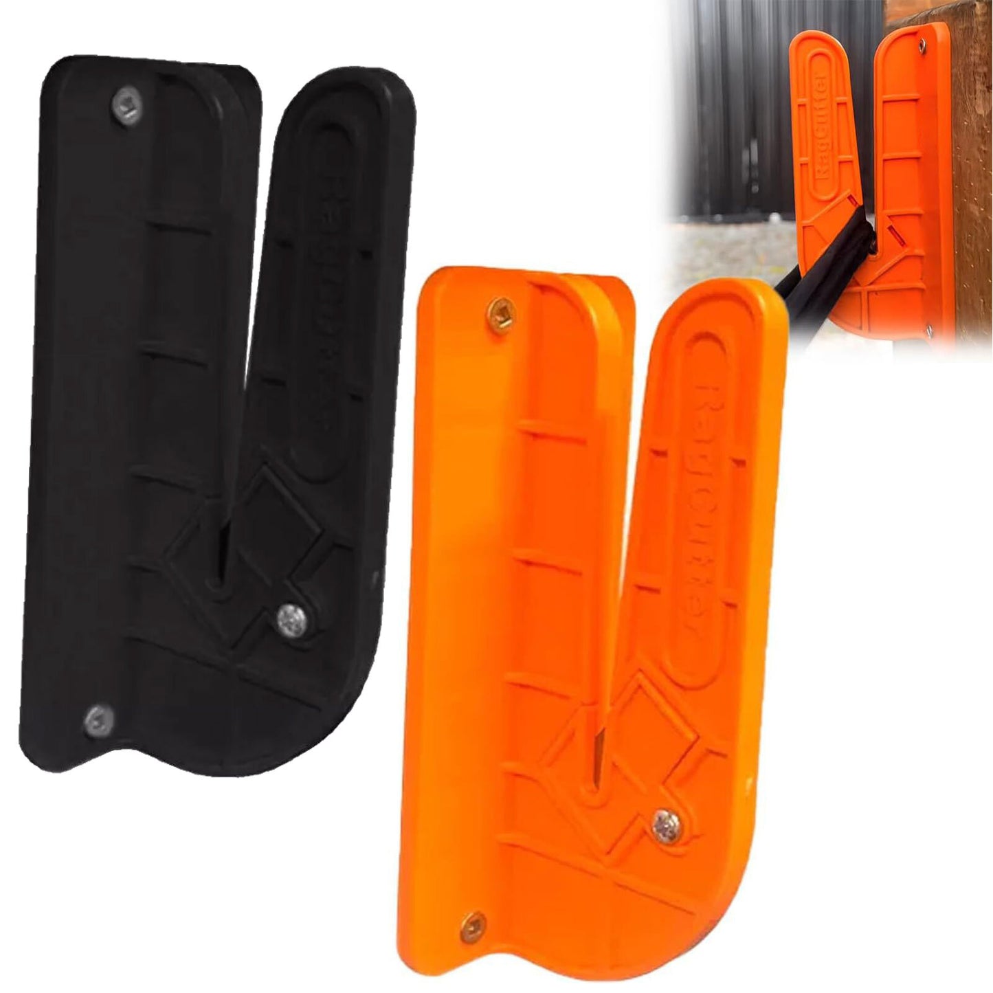 Wall-Mounted Rag Cutter, The Orange Rag Cutter, Rag Cutter Wall Mount
