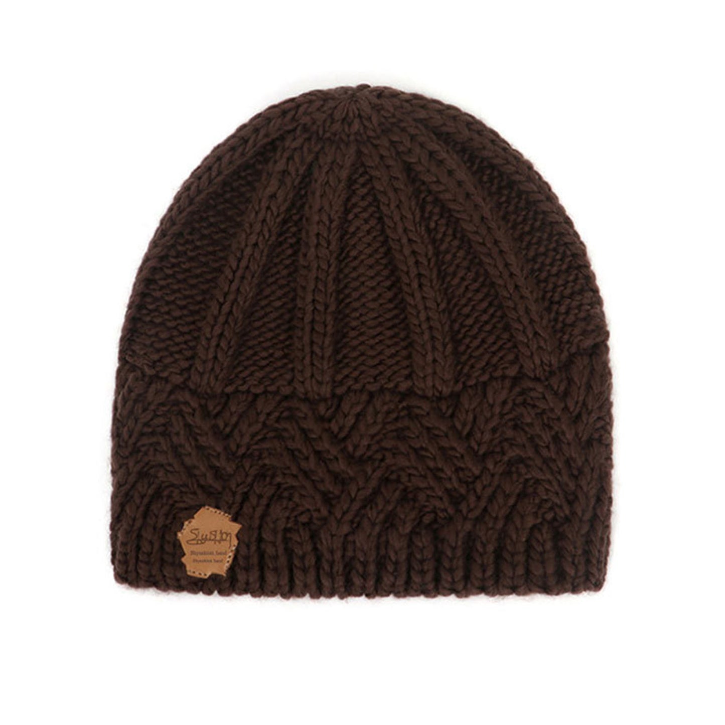 Women Winter Warm Slouch Bubble Beanie Hat Comfy Thermal Knitted Crochet Cap