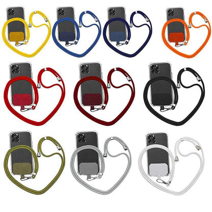 Universal Phone Lanyard Adjustable Neck Strap Patch Holder for Mobile Smartphone