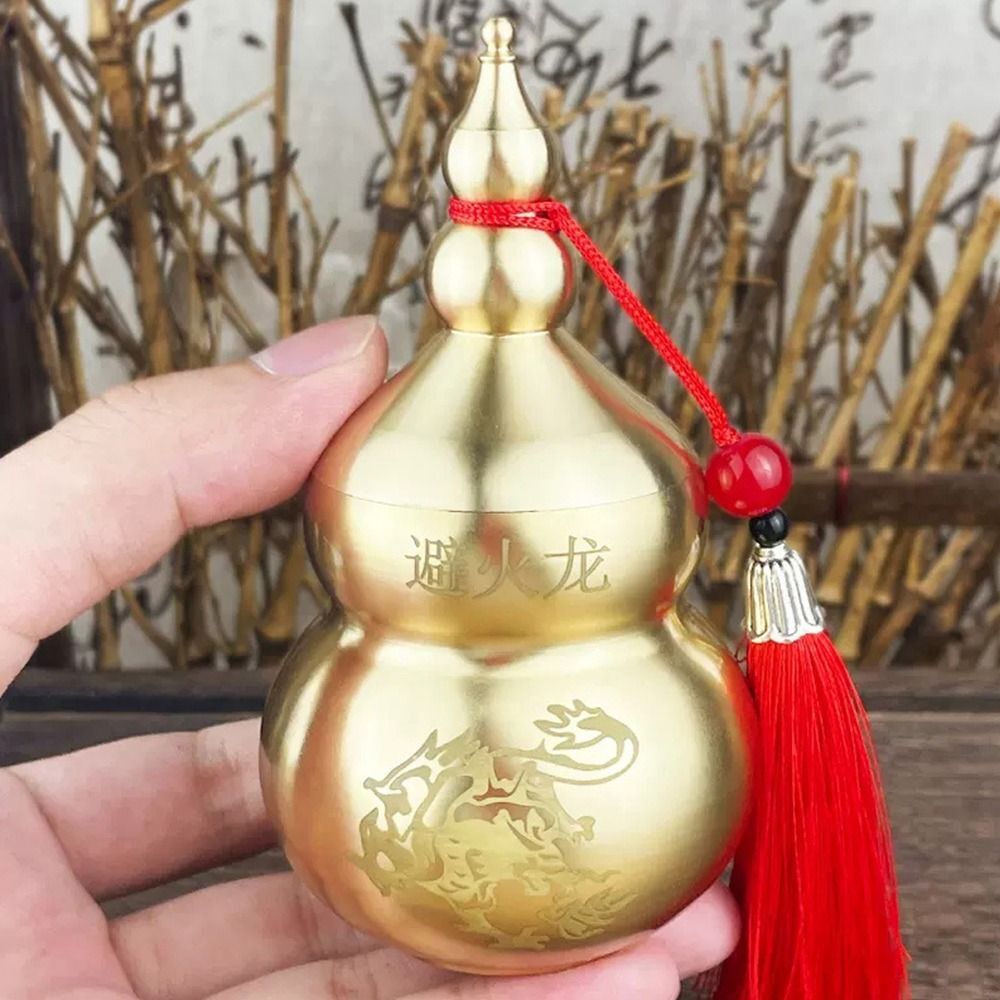 1Pcs Feng Shui Fortune Protection Fire-avoiding Dragon Gourd
