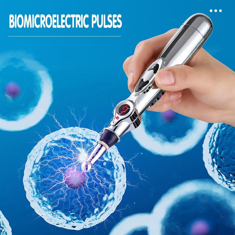 Electronic Acupuncture Massage Pen Meridian Therapy Pain Relief Energy Tool AU