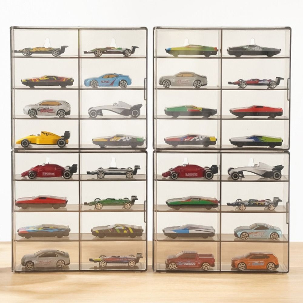 8 Grids Toy Model Cars Display Box 1:64 Display Rack Cabinet  Hotwheels Cars