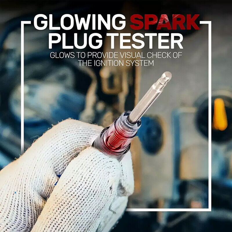 Spark Plug Tester In Line Ignition System Detector Coil Test Tools Engine AU