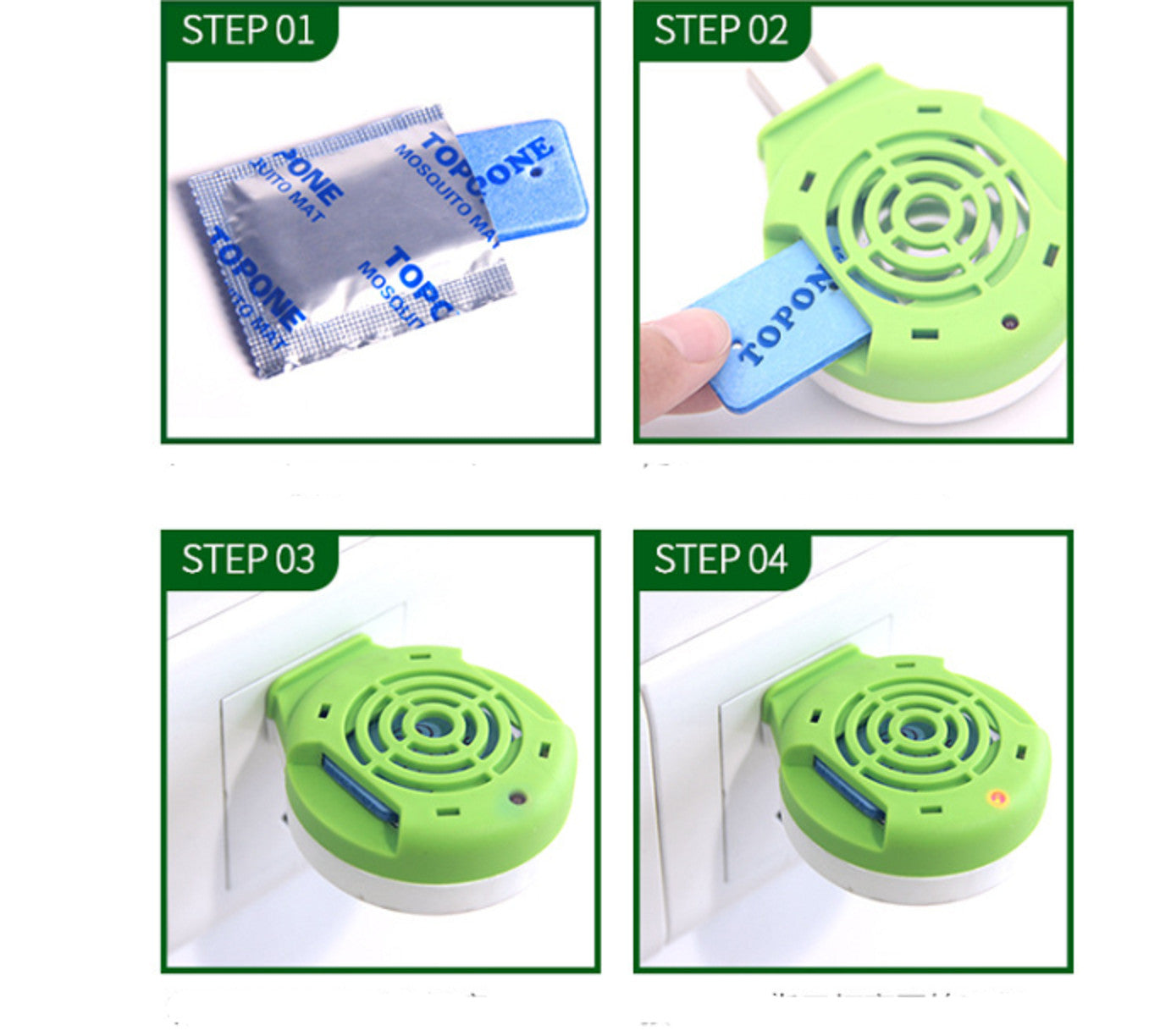 60xUSB Safety Peaceful Night Mosquito & Fly Repellent Mozzie Zapper Killing Mat