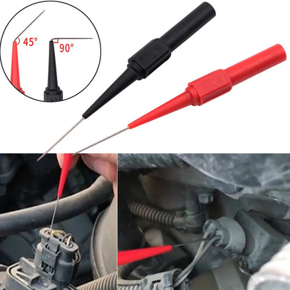 10X Multimeter Testing Lead Fluke Extention Back Probes Sharp Needles Micro Pins