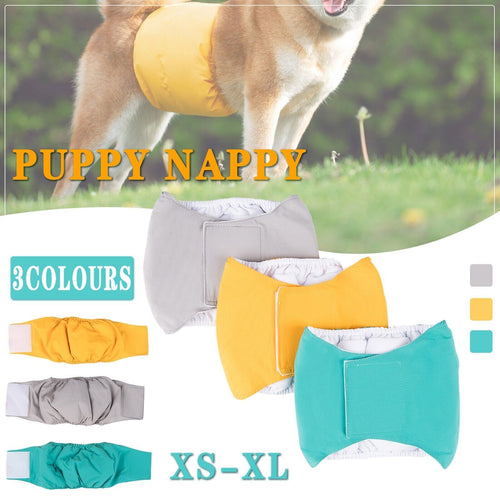 XS-XL Male Dog Puppy Nappy Diaper Belly Wrap Band Sanitary Pants  Underpants  AU