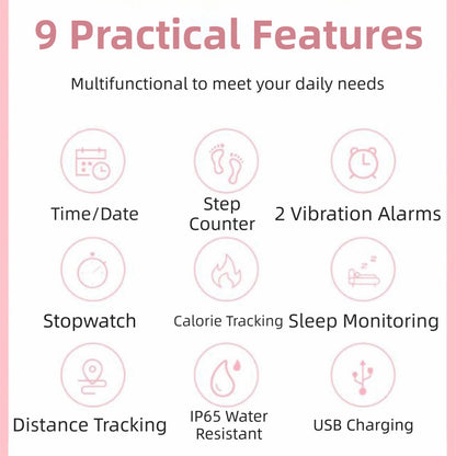 Vibrating Alarm Wristband,Silent Wrist Alarm Watch Potty for Deep Sleepers/Heari