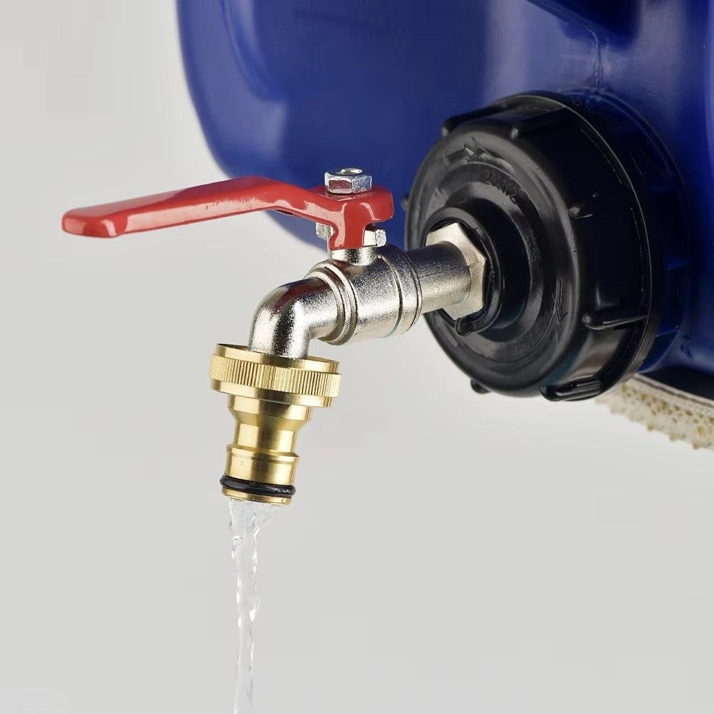 IBC Tank to 1/2"Connector Adapter Fittings Tool S60X6 Yard Garden Water Tap Hose