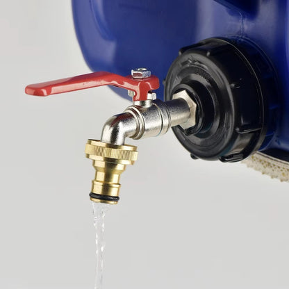 IBC Tank to 1/2"Connector Adapter Fittings Tool S60X6 Yard Garden Water Tap Hose