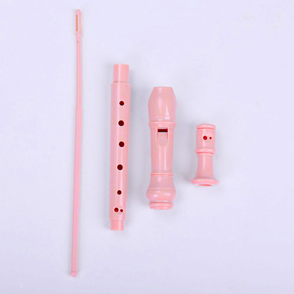 8-hole Instrument with Music Recorder Soprano Colorful Descant Cleaning Rod
