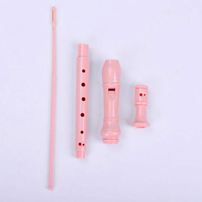 8-hole Instrument with Music Recorder Soprano Colorful Descant Cleaning Rod