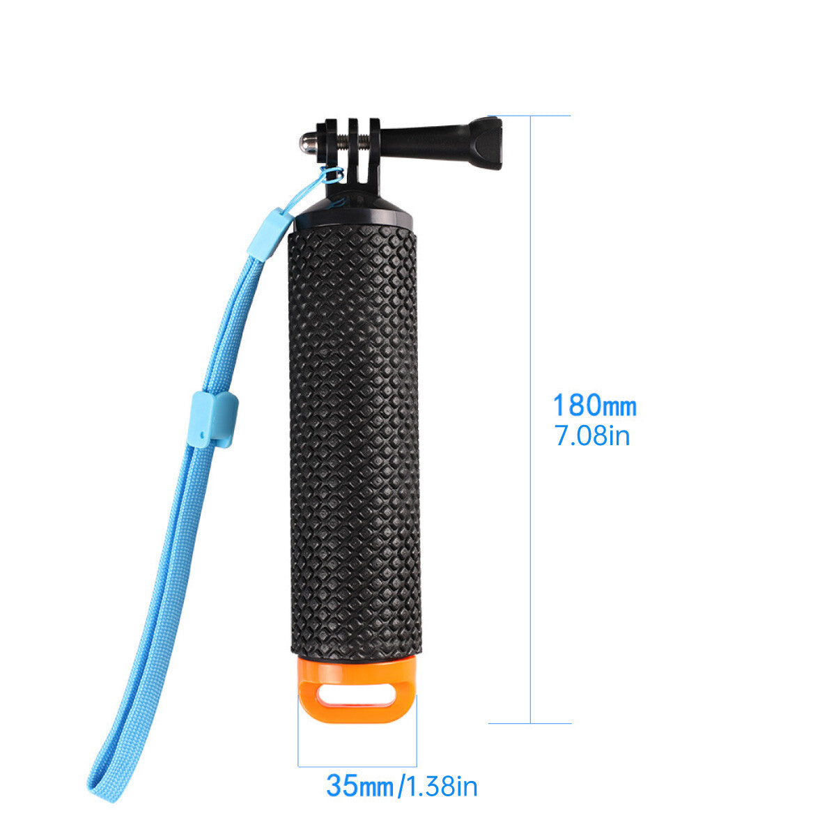 Waterproof Floating Hand Grip Handle Compatible with GoPro Hero 10 9 8 7 Action Camera Mount