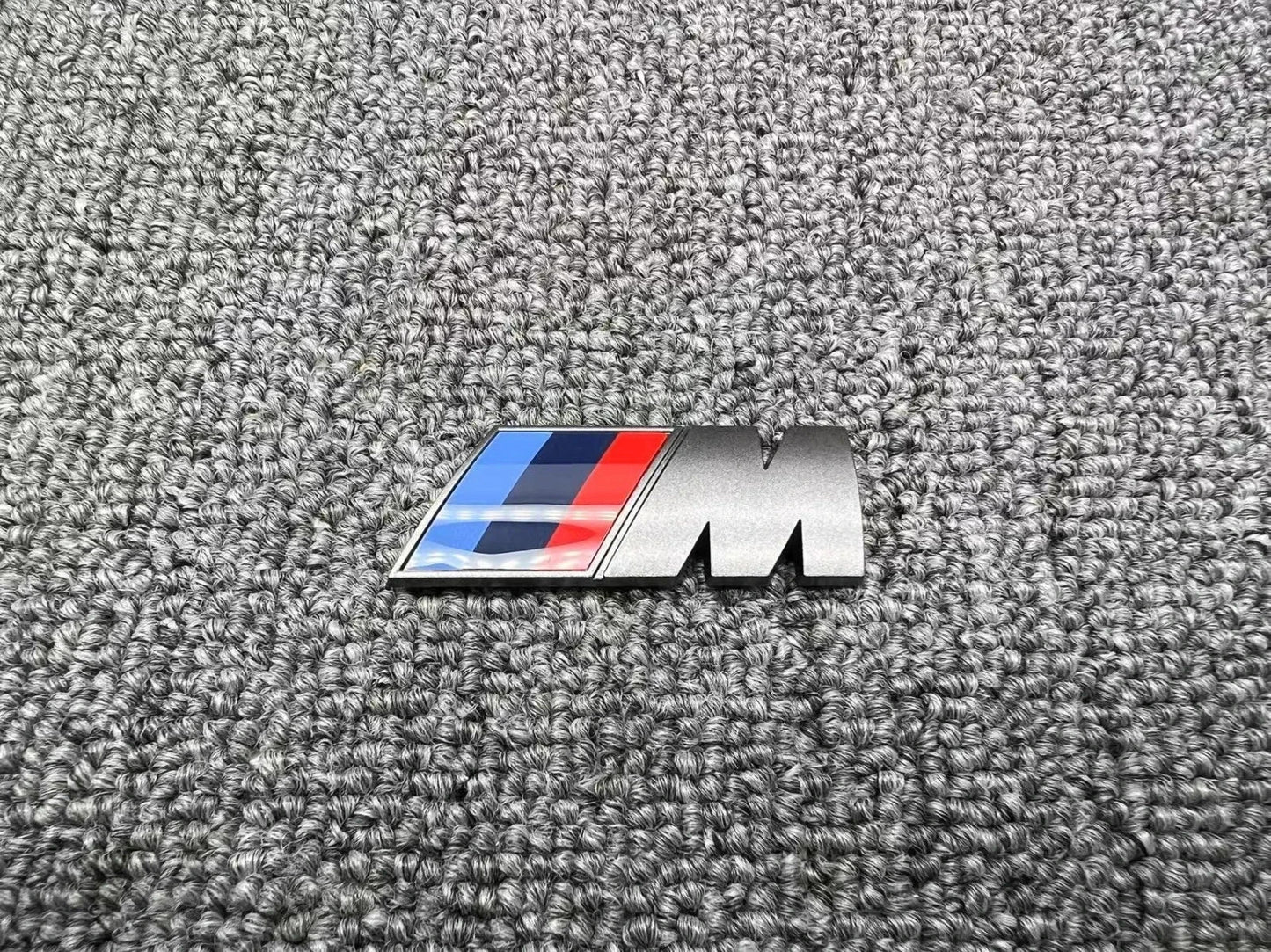 M Sport Cerium Grey Sport Emblem Badge Fender Trunk For BMW M 2 3 4 5 X Series