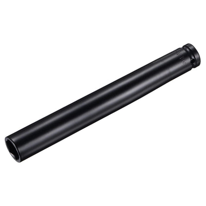 1/2" Drive x 19mm Deep Socket CR-V Steel 8" Length 6-Point Metric Size