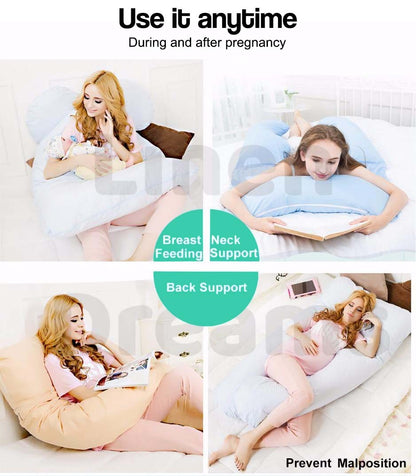 Aus Made Maternity Pillow Pregnancy Nursing Body Support Feed Multi Purpose