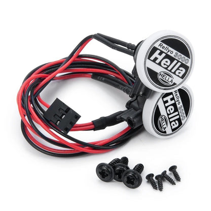 2/4LED RC Car Roof Light 1:10 RC Car Lights for Axial TRX4 SCX10 90046 D90