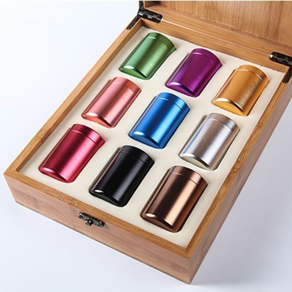 Airtight Box Mini Sealed Cans Container Round Small Aluminum Cans Candy Jar