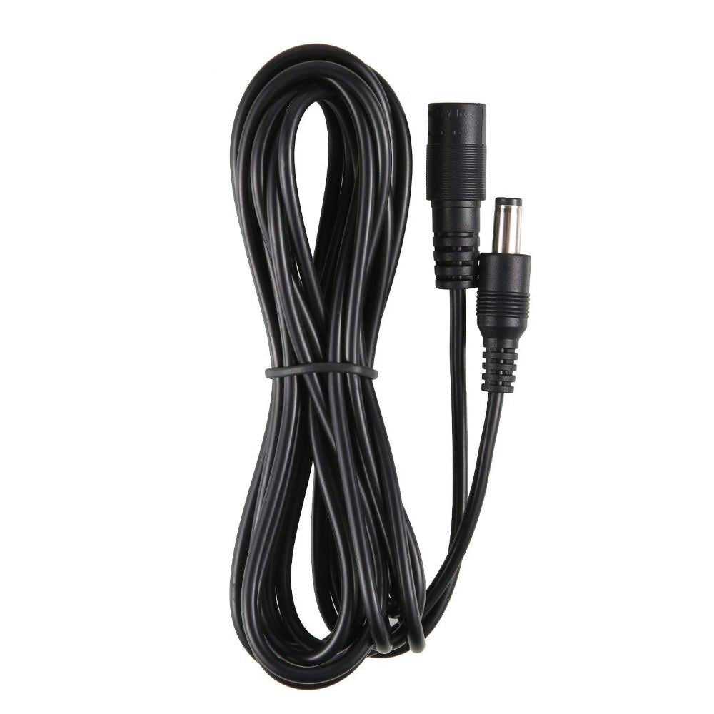 0.5m-5m Power Adapter Extension Cable 5.5*2.1mm Male to Female DC Power Cord