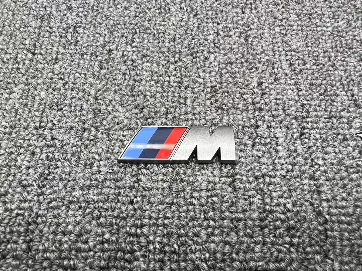 M Sport Cerium Grey Sport Emblem Badge Fender Trunk For BMW M 2 3 4 5 X Series