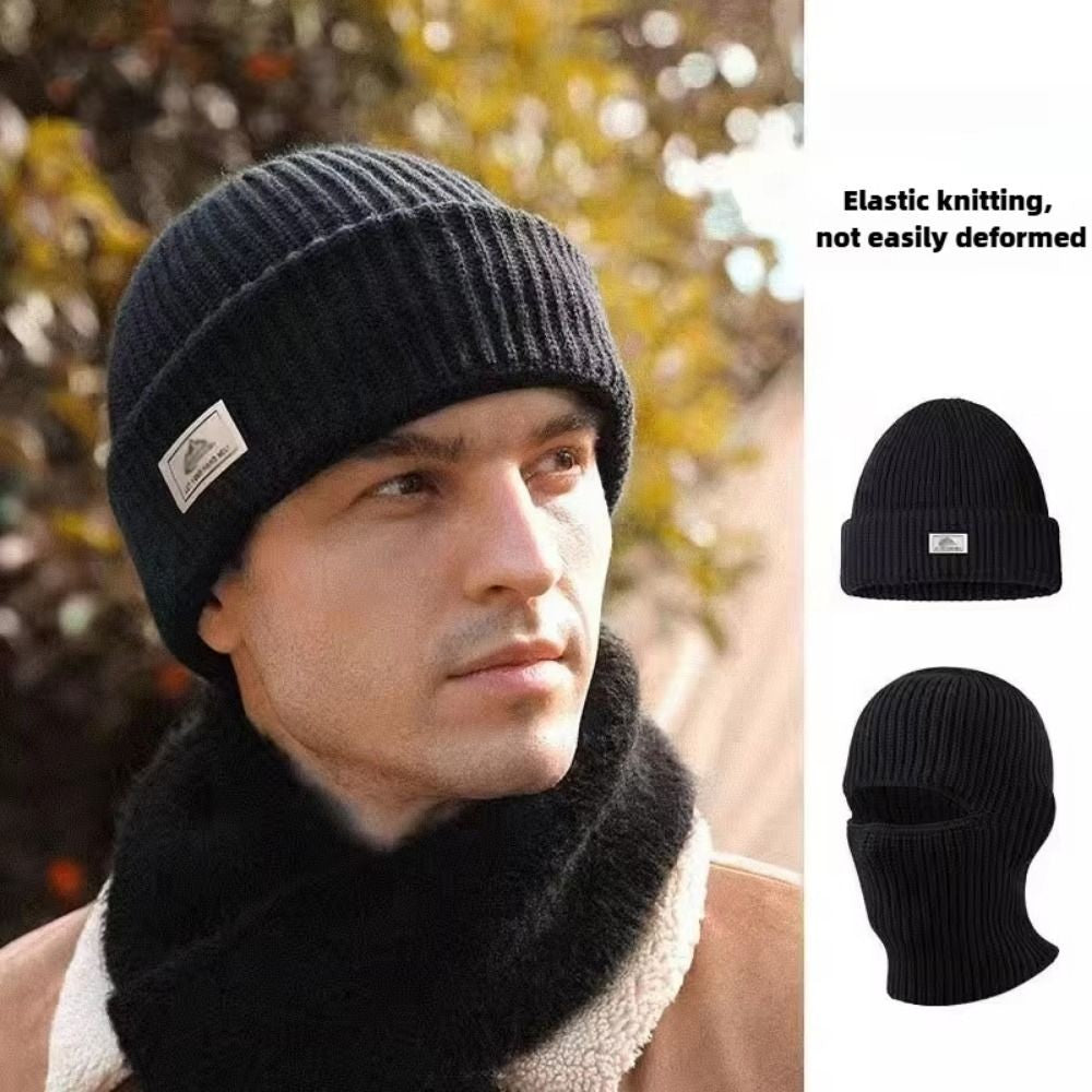 Full Face Ski Warm Knitted Balaclava Hats 2 in1 Mask Beanies Hats Winter