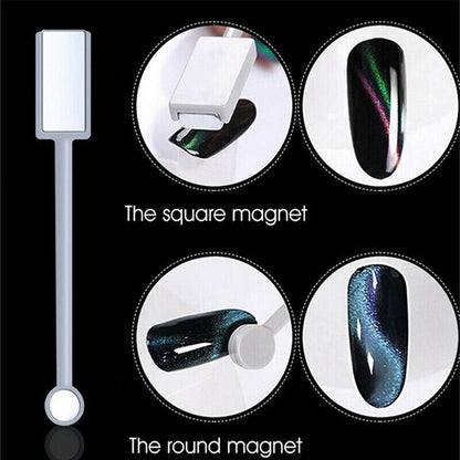 Nail Art Cat Eye Magnet Stick For UV Cat Eye Gel Polish Magnetic Sticks Manicure