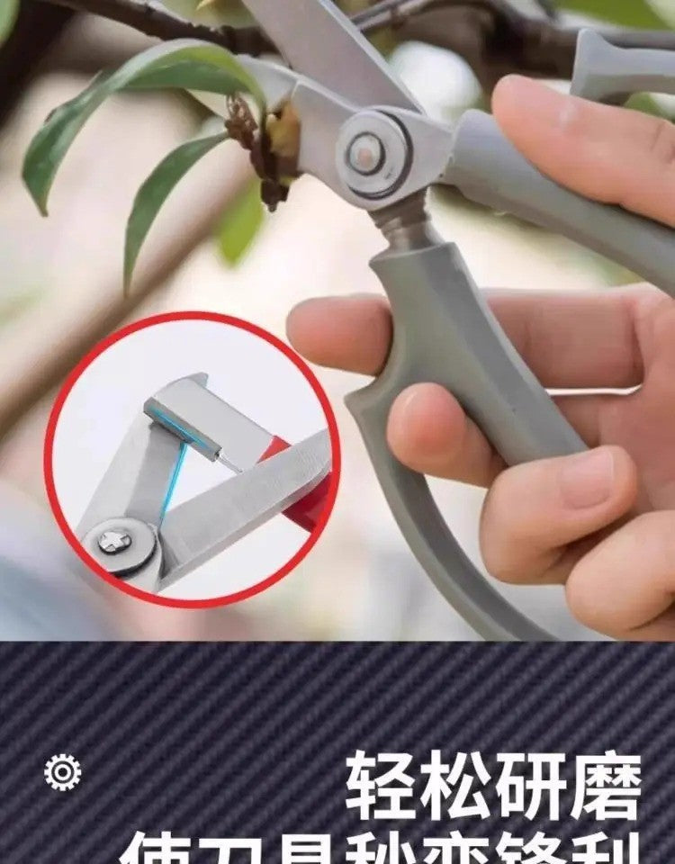 Portable Garden Outdoor Sharpening Tool Outdoor Scissors Sharpener Drills AU