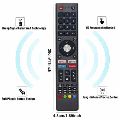 Universal Compatible with Kogan TV Replacement Remote Control CHIQ JVC Smart TV Televisions