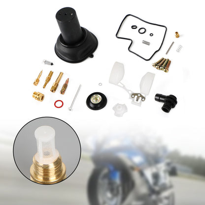Carburetor Carb Rebuild Kit With plunger & float Compatible with for Honda VLX400 Steed 400