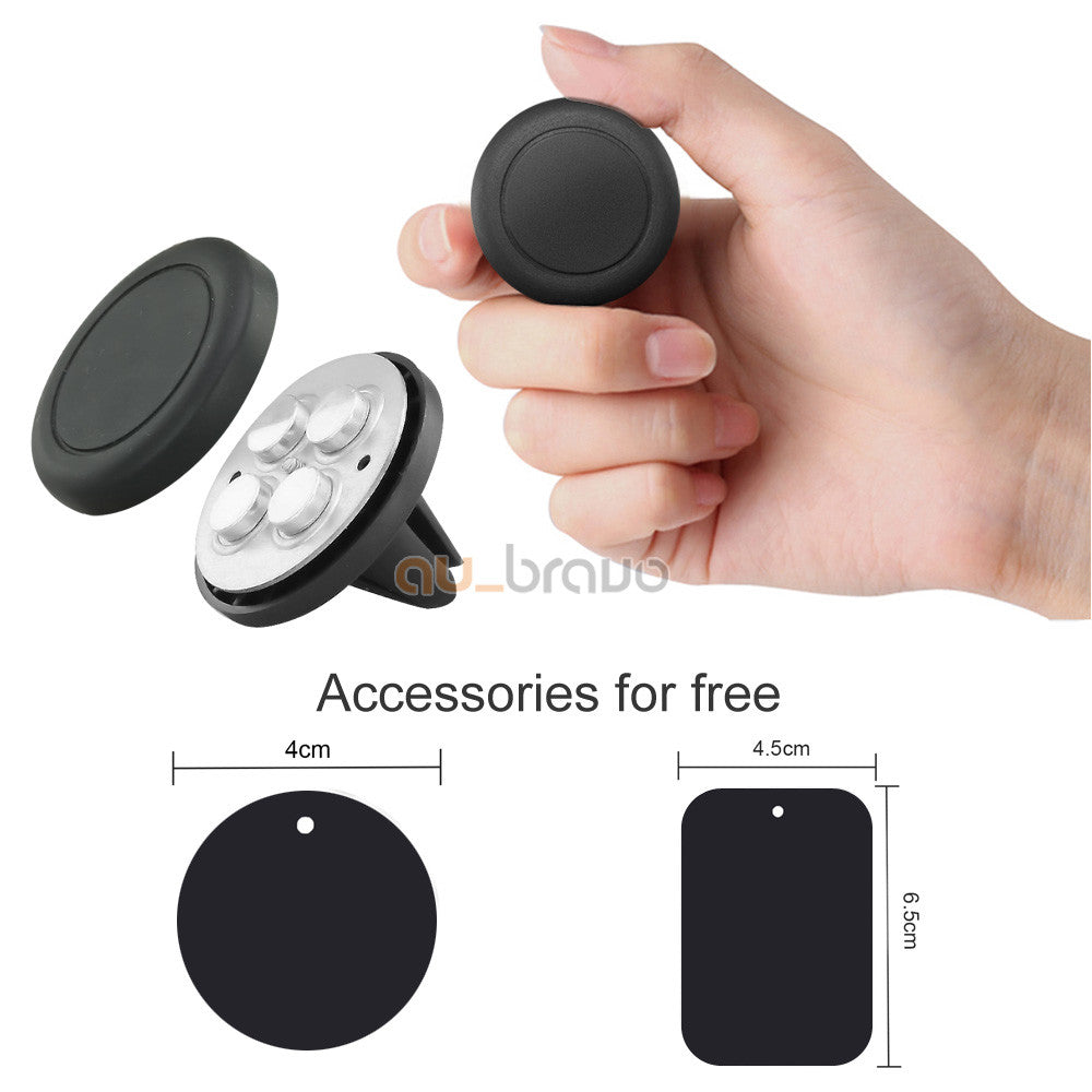 Universal Car Mount Air Vent Magnetic Phone Holder Compatible with All iPhone Android Phones