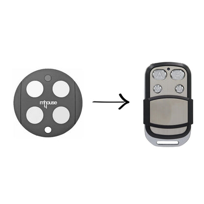 Mhouse/MyHouse Door Gate Remote Control Compatible GTX4 G TX4 433.92mhz